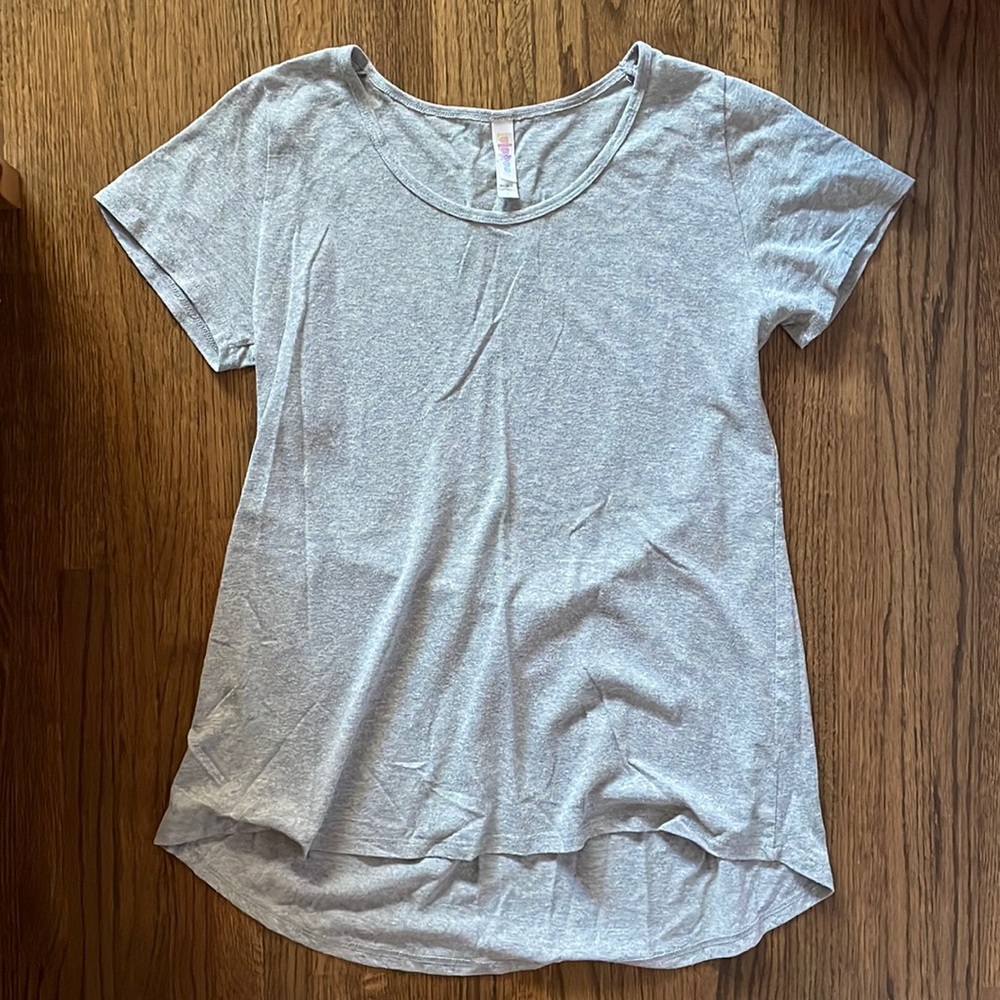 Gray LuLaRoe Tunic Style Shirt